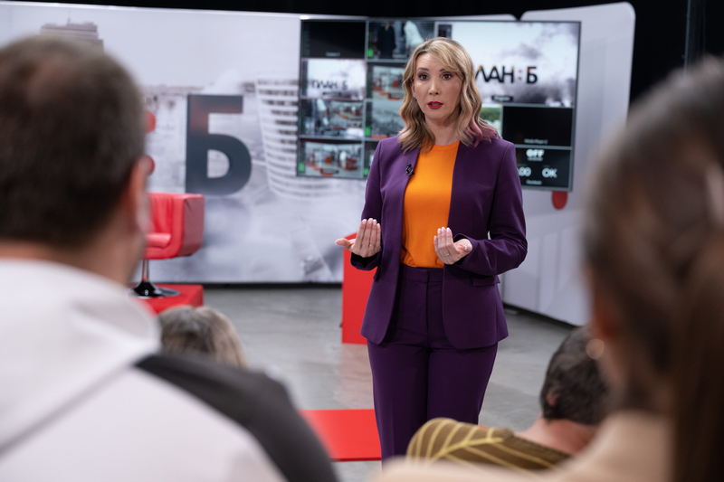 Воля Старасціна, вядоўца праграмы «План: Б». Фота: Waldemar Dowejko