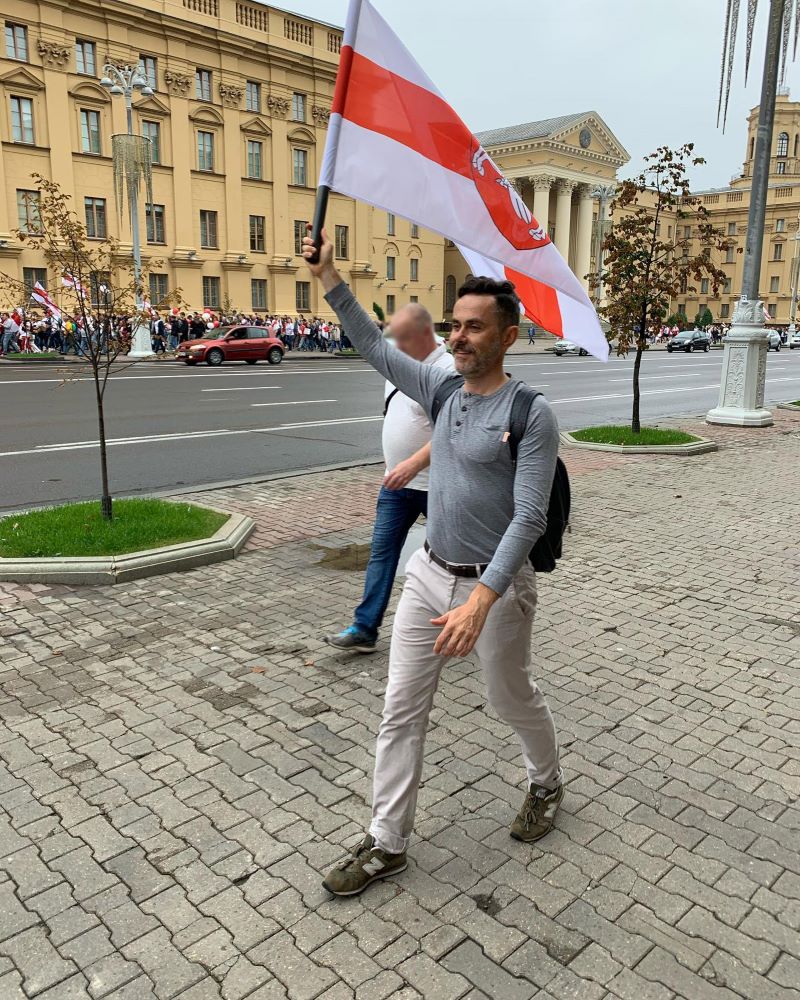 Минск, 23 августа 2020 года. Фото: личная страница Александра Демидовича в Facebook