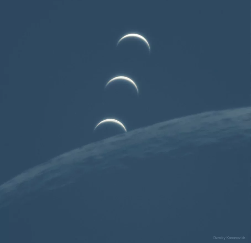 Здымак дня на APOD — планета Венера. Аўтар: Дзмітрый Канановіч. Фота: apod.nasa.gov