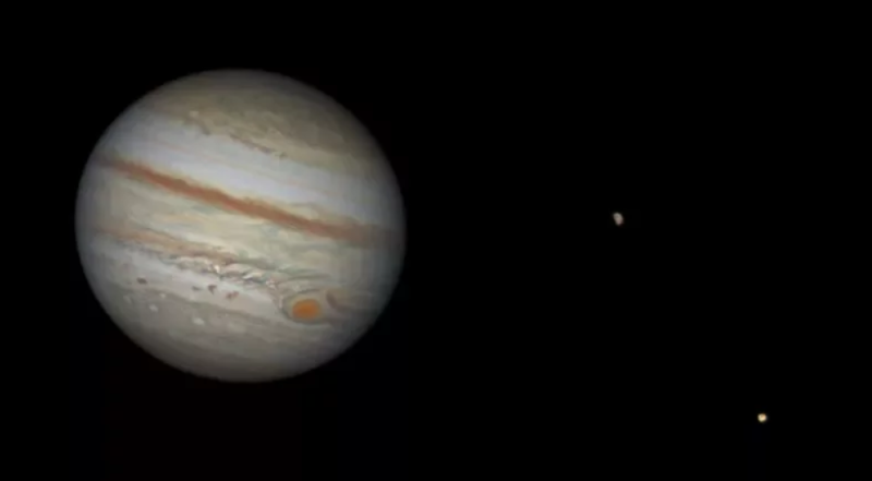 «Эстонскі» Юпітар Дзмітрыя Канановіча. Здымак — пераможца конкурсу астафатаграфіі Тартаўскай абсерваторыі. Фота: dropbox.com