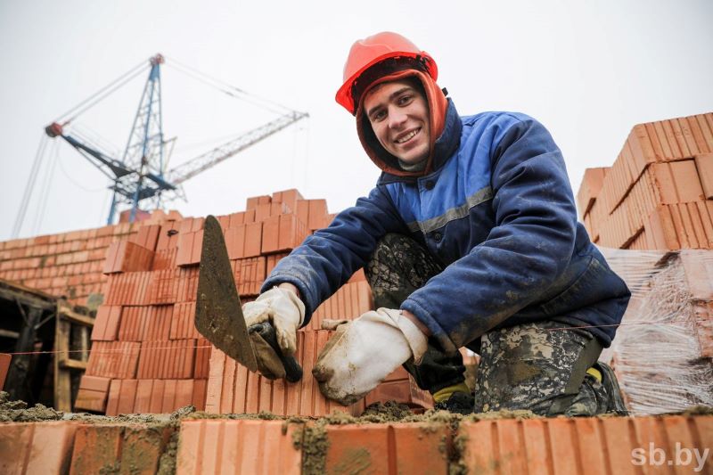 Муляр. Фота: «СБ.Беларусь сегодня»