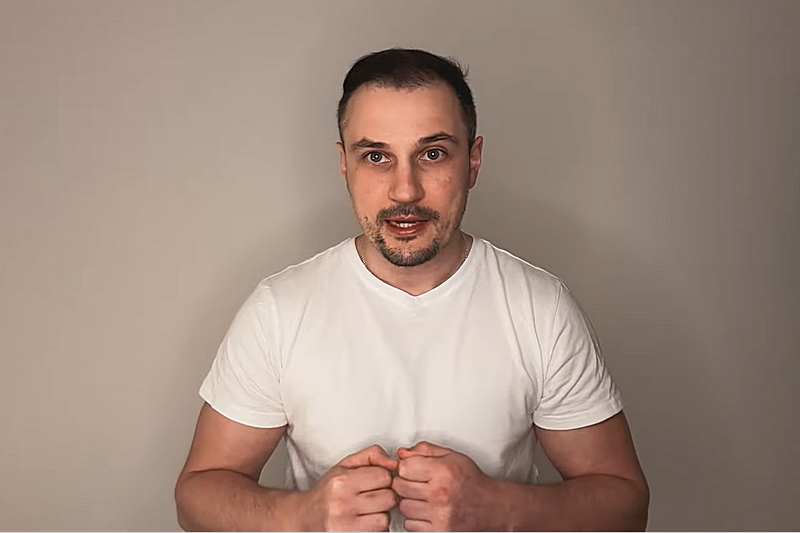 Яўген Валошын. Здымак: скрыншот відэа