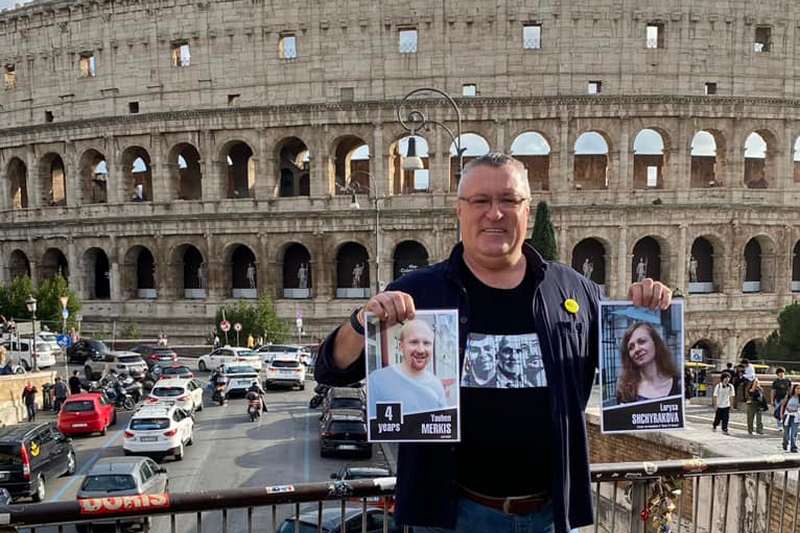 леанід Судаленка ў падтрымку Яўгена Меркіса і Ларысы Шчыраковай