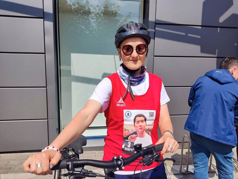 «Едзем за сваіх»: у Вільні прайшоў роварны прабег салідарнасці з журналістамі