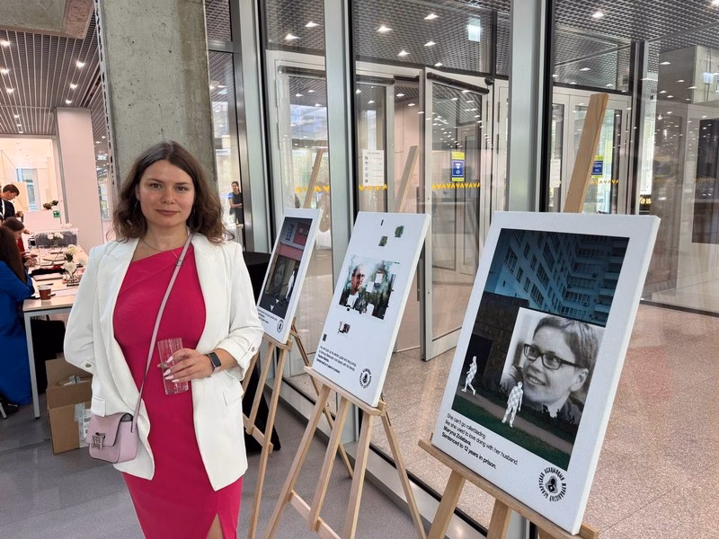 BAJ exhibition on imprisoned journalists held at “New Belarus” conference