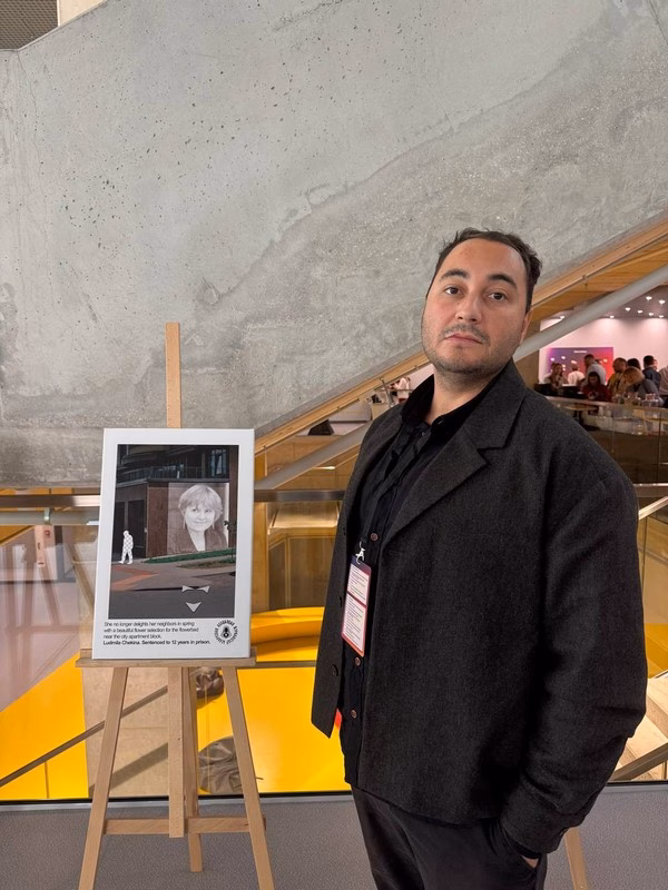 BAJ exhibition on imprisoned journalists held at “New Belarus” conference