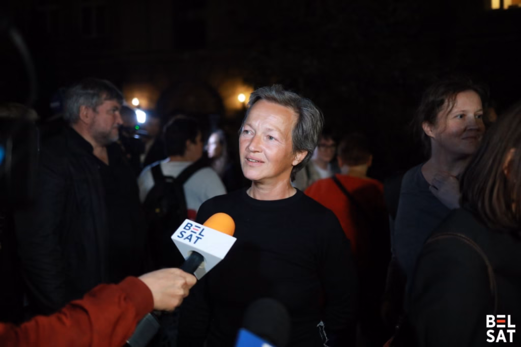 Ірына Слаўнікава пасля вызвалення