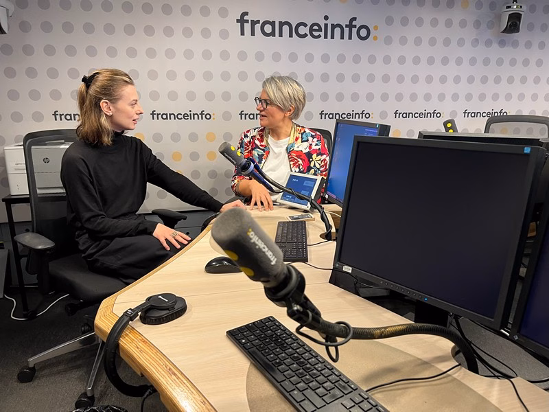 Беларускія журналісты ў Парыжы: сустрэчы, абмен вопытам і акцыя салідарнасці