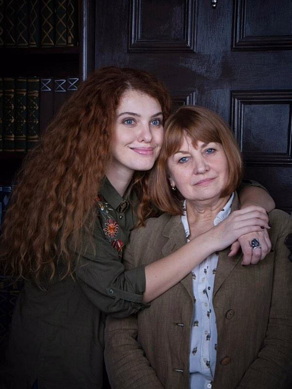 Кацярына Ваданосава з маці