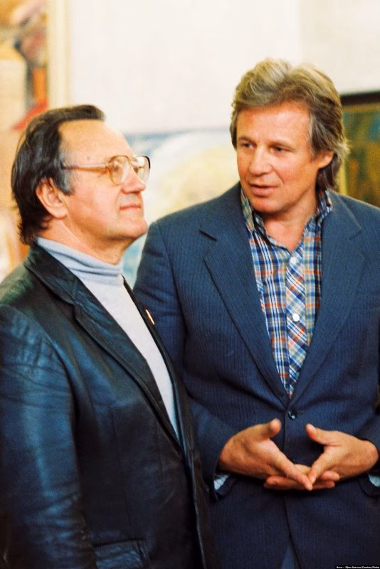 Алесь Адамовіч і Аляксей Кузьміч