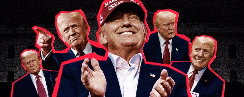 калаж RSF Trump