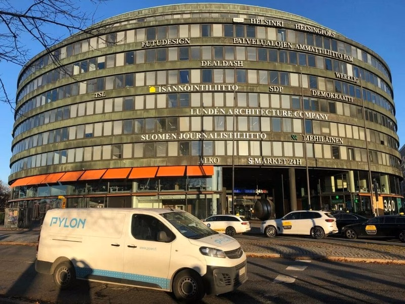 Будынак, дзе месціцца офіс Саюза журналістаў,. фота journalistiliitto.fi
