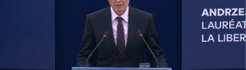 Анджэй Пачобут у Еўрапарламенце